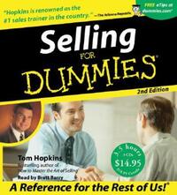 Book Cover for Selling for Dummies by Tom Hopkins