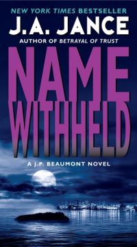 Book Cover for Name Withheld by J A Jance