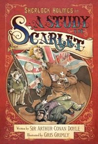 Book Cover for Sherlock Holmes in A Study in Scarlet by Arthur Conan Doyle
