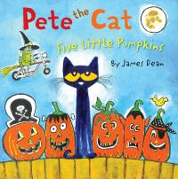 Book Cover for Five Little Pumpkins by James Dean
