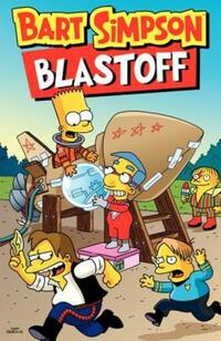Book Cover for Bart Simpson Blastoff by Tom Peyer, Sergio Aragonés, Carol Lay, Amanda McCann, Evan Dorkin