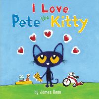 Book Cover for I Love Pete the Kitty by James Dean