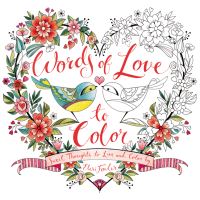Book Cover for Words of Love to Color by Eleri Fowler