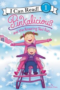 Book Cover for Pinkalicious and the Amazing Sled Run by Victoria Kann