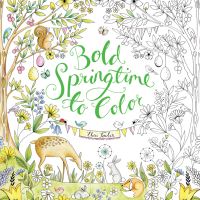 Book Cover for Bold Springtime to Color by Eleri Fowler