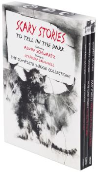 Book Cover for Scary Stories Paperback Box Set by Alvin Schwartz