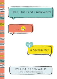 Book Cover for TBH #1 by Lisa Greenwald