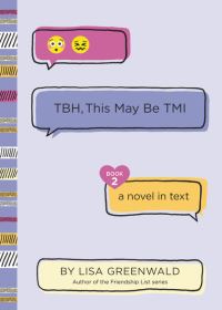Book Cover for TBH #2 by Lisa Greenwald