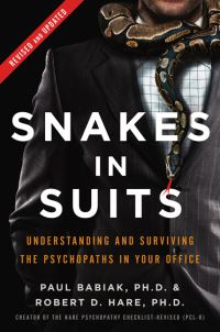 Book Cover for Snakes in Suits by Paul Babiak, Robert D Hare