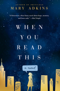 Book Cover for When You Read This by Mary Adkins