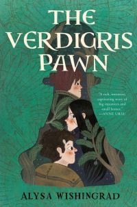 Book Cover for The Verdigris Pawn by Alysa Wishingrad