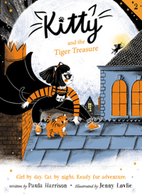 Book Cover for Kitty and the Tiger Treasure by Paula Harrison