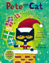 Book Cover for Pete the Cat Saves Christmas by Eric Litwin, Kimberly Dean