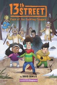 Book Cover for Clash of the Cackling Cougars by David Bowles