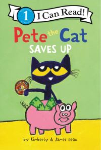 Book Cover for Pete the Cat Saves Up by Kim Dean, James Dean