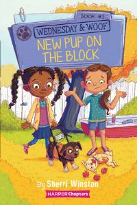 Book Cover for New Pup on the Block by Sherri Winston