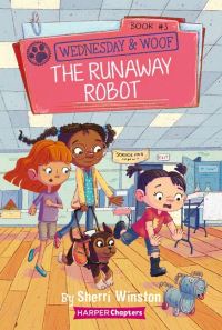 Book Cover for The Runaway Robot by Sherri Winston