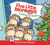 Book Cover for Five Little Monkeys Looking for Santa by Eileen Christelow