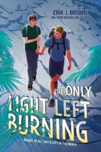 Book Cover for The Only Light Left Burning by Erik J Brown