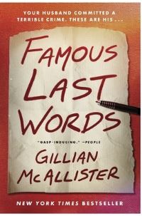 Book Cover for Famous Last Words by Gillian McAllister