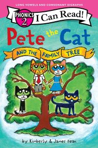 Book Cover for Pete the Cat and the Family Tree by James Dean, Kim Dean