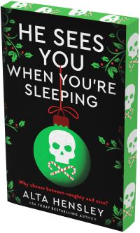 Book Cover for He Sees You When You're Sleeping by Alta Hensley