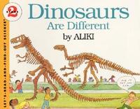 Book Cover for Dinosaurs Are Different by Aliki
