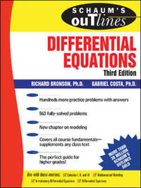 Book Cover for Schaum's Outline of Theory and Problems of Differential Equations by Richard Bronson