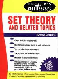 Book Cover for Schaum's Outline of Theory and Problems of Set Theory and Related Topics by Seymour Lipschutz