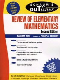 Book Cover for Shaum's Outline of Review of Elementary Mathematics by Barnett Rich, Philip A Schmidt