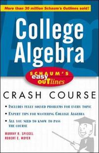 Book Cover for College Algebra by Murray R Spiegel, George J Hademenos