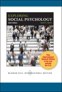 Book Cover for Exploring Social Psychology by David Myers