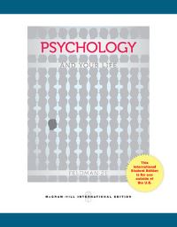 Book Cover for Psychology and Your Life by Robert Feldman
