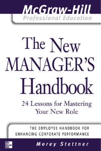 Book Cover for The New Manager's Handbook by Morey Stettner