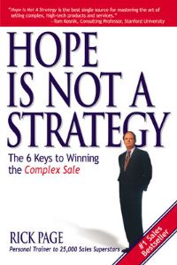 Book Cover for Hope Is Not a Strategy by Rick Page