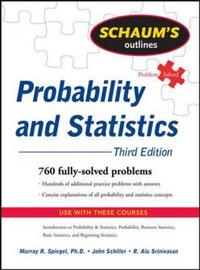 Book Cover for Probability and Statistics by Murray R. Spiegel, John J. Schiller, R. Alu Srinivasan