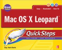 Book Cover for Mac OS X Leopard Quicksteps by Guy HartDavis