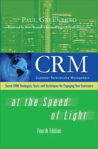Book Cover for CRM at the Speed of Light by Paul Greenberg