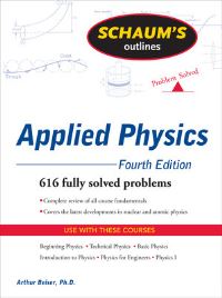 Book Cover for Schaum's Outline of Theory and Problems of Applied Physics by Arthur Beiser