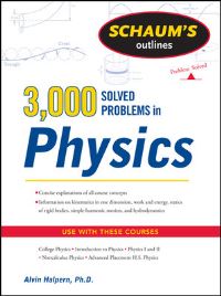 Book Cover for 3,000 Solved Problems in Physics by Alvin M Halpern