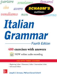 Book Cover for Italian Grammar by Joseph E Germano, Conrad J Schmitt
