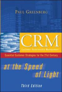 Book Cover for CRM at the Speed of Light by Paul Greenberg