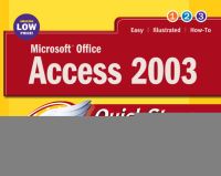 Book Cover for Microsoft Office Access 2003 by John Cronan, Virginia Andersen, Brenda Bryant Anderson