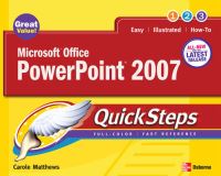 Book Cover for Microsoft Office PowerPoint 2007 by Carole Boggs Matthews