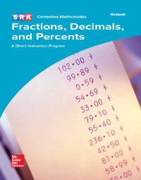 Book Cover for Corrective Mathematics Fractions, Decimals, and Percents, Workbook by NA McGraw Hill