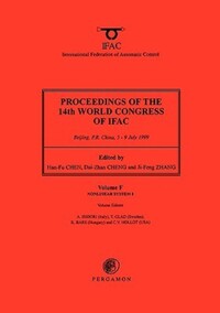 Book Cover for Proceedings of the 14th World Congress, International Federation of Automatic Control, Beijing, P.R. China, 5-9 July 1999 by International Federation of Automatic Control, Hanfu Chen, DaiZhan Zheng, JiFeng Zhang, A Isidori