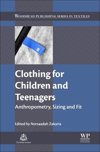 Book Cover for Clothing for Children and Teenagers by Norsaadah Zakaria, England Textile Institute Manchester