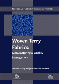 Book Cover for Woven Terry Fabrics by Jitendra Pratap Singh, B K Behera, Swadesh Verma