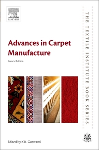 Book Cover for Advances in Carpet Manufacture by K K Goswami