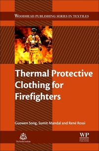 Book Cover for Thermal Protective Clothing for Firefighters by Guowen Song, Sumit Mandal, René Rossi